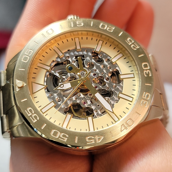 NEW 22mm Automatic Gold Fossil watch 22mm - Picture 9 of 10